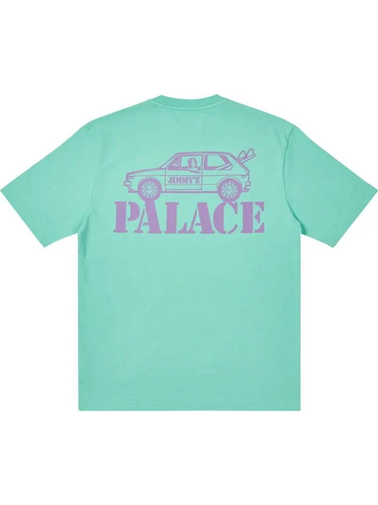 Футболка Palace Jimmy'z Washed T-Shirt 'Mint' — изображение 2 из 2, зеленый