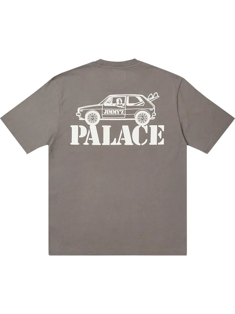 Футболка Palace Jimmy'z Washed T-Shirt 'Grey' — изображение 2 из 2, серый