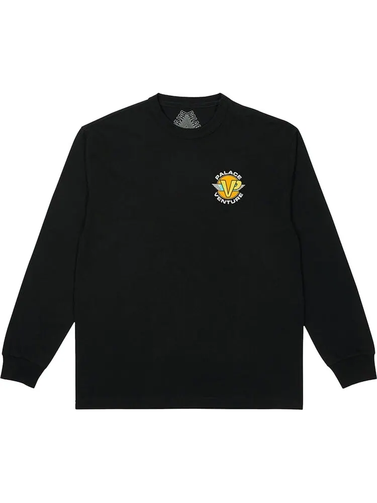 Лонгслив Palace Venture Long-Sleeve 'Black' — изображение 1 из 2, черный