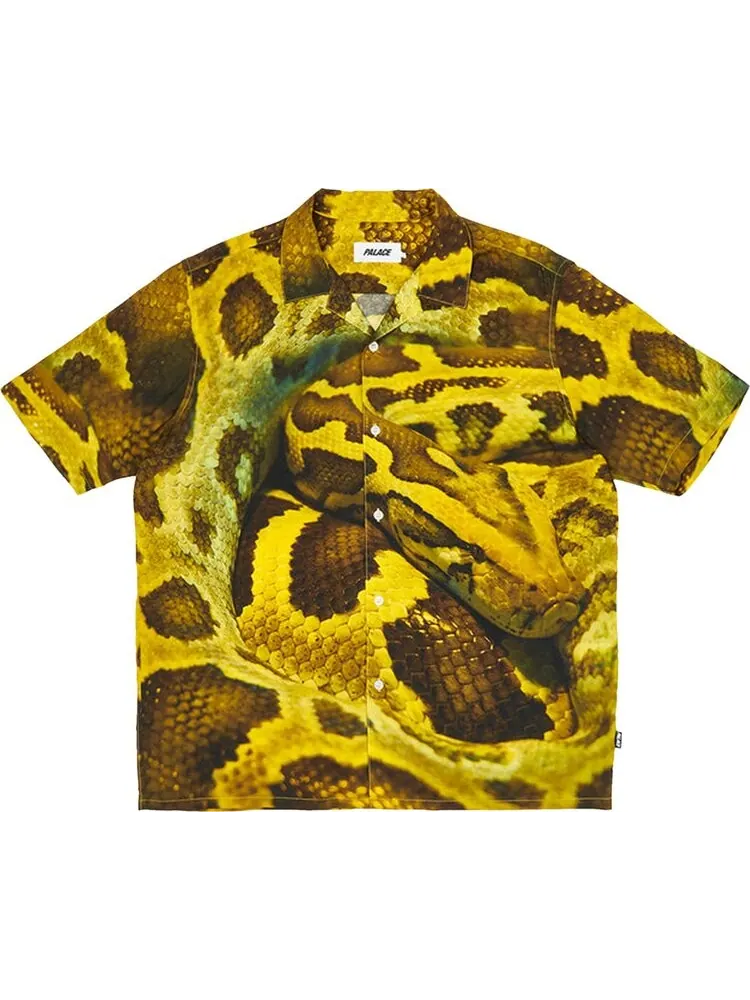 Рубашка Palace Snake Shirt 'Yellow' — изображение 1 из 2, желтый