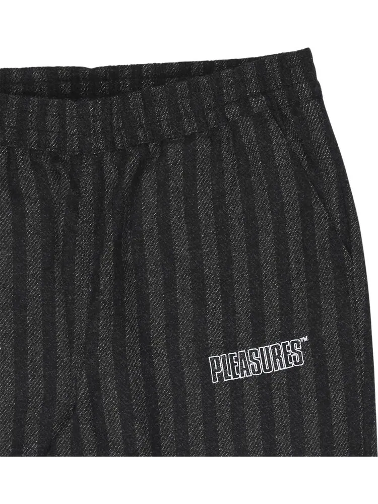 Брюки Pleasures Control Striped Easy Pant 'Black' — изображение 3 из 3, черный