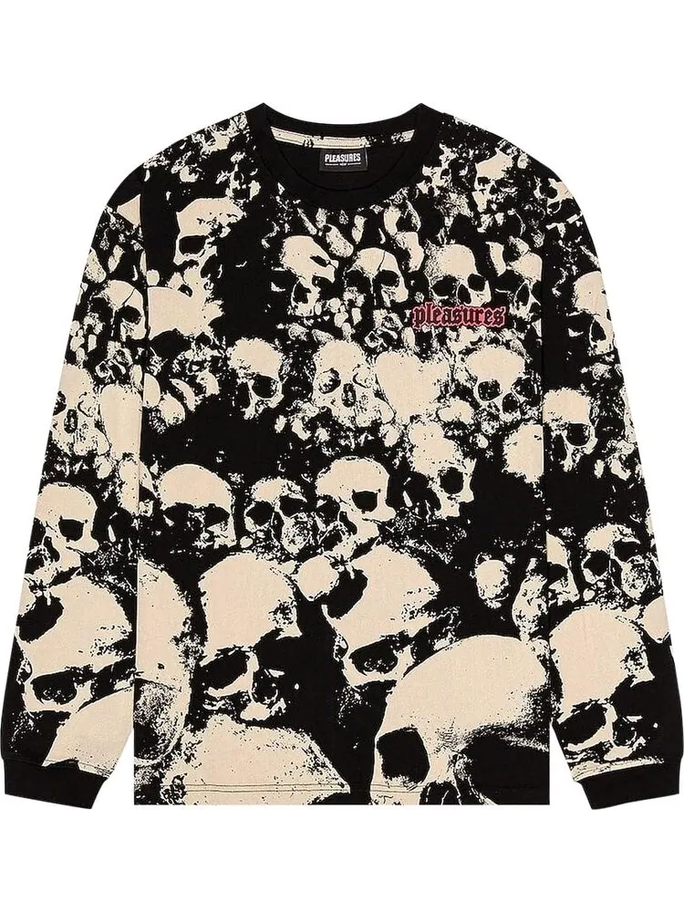 Рубашка Pleasures Despair Long-sleeve Shirt 'Black' — изображение 1 из 2, черный