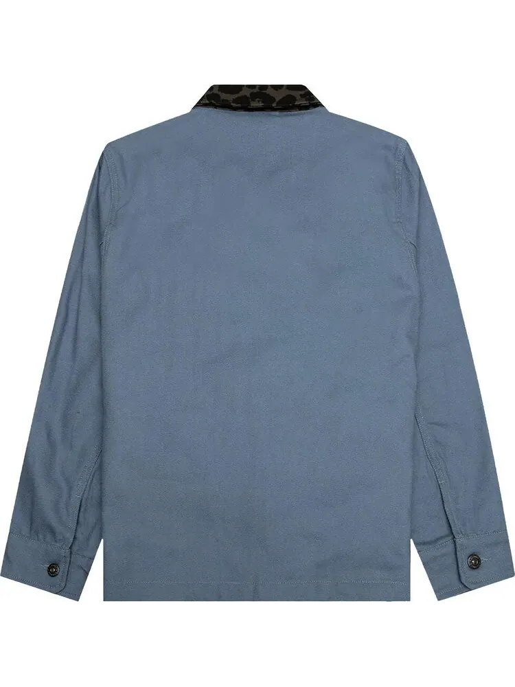 Куртка Pleasures Friction Work Jacket 'Blue' — изображение 2 из 2, синий