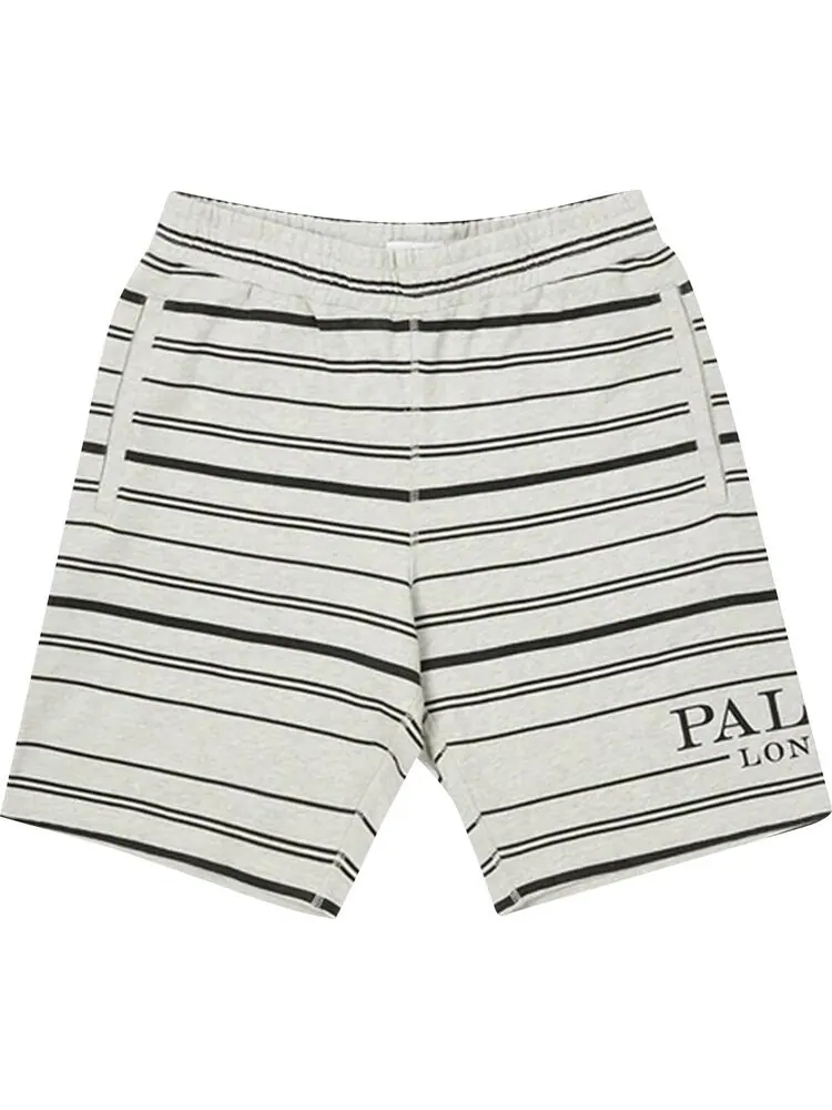Шорты Palace Printed Stripe Shorts 'Grey Marl' — изображение 1 из 2, серый