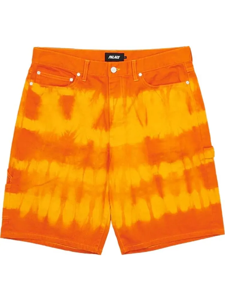 Шорты Palace Tie-Dye Shorts 'Orange' — изображение 1 из 2, оранжевый