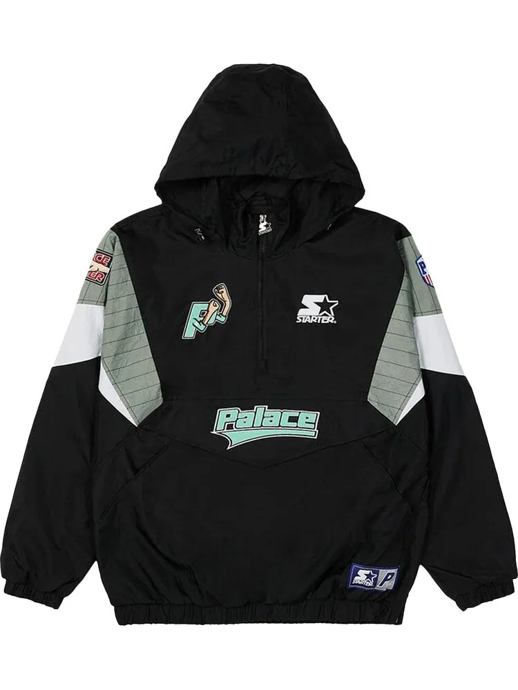 Куртка Palace x Starter Breakaway Jacket 'Black' — изображение 1 из 3, черный