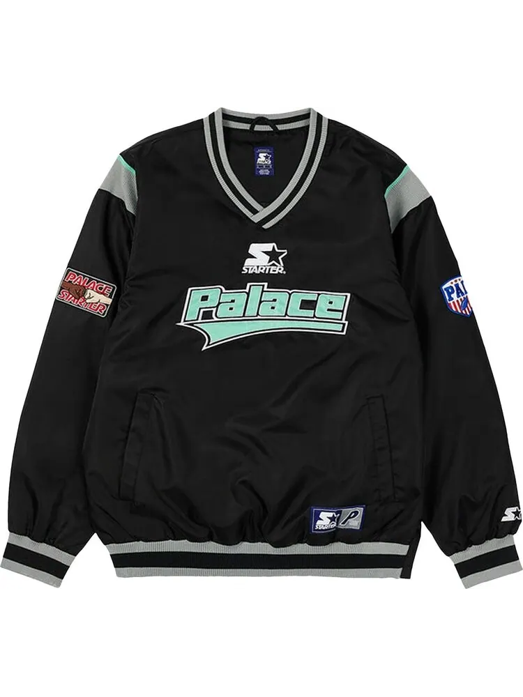 Пуловер Palace x Starter Warm Up Pullover 'Black' — изображение 1 из 2, черный