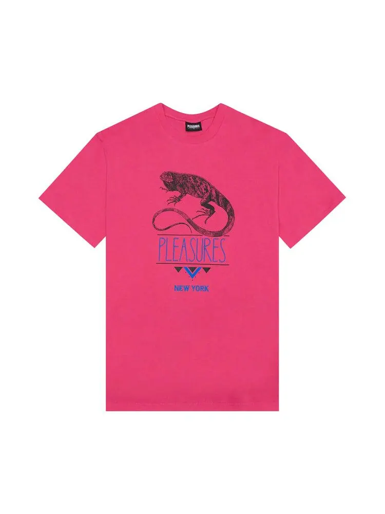 Футболка Pleasures Fear Heavyweight T-Shirt — изображение 1 из 2, розовый