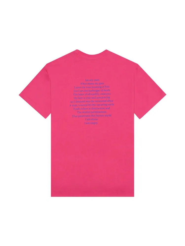 Футболка Pleasures Fear Heavyweight T-Shirt — изображение 2 из 2, розовый