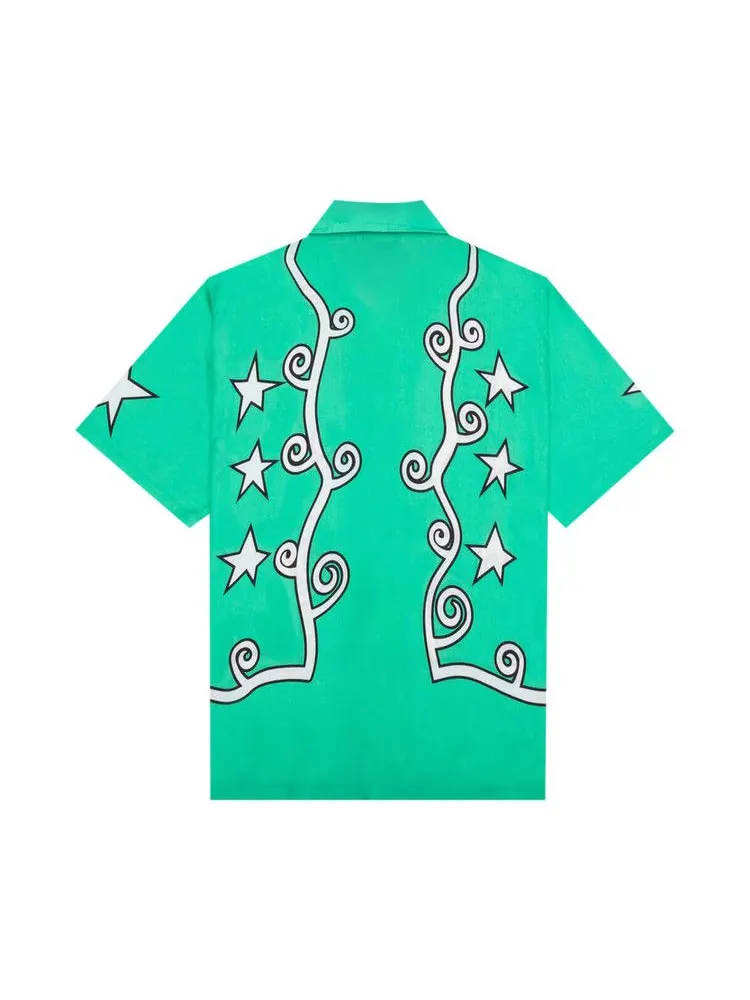 Топ Pleasures Fury Button Down — изображение 2 из 2, зеленый