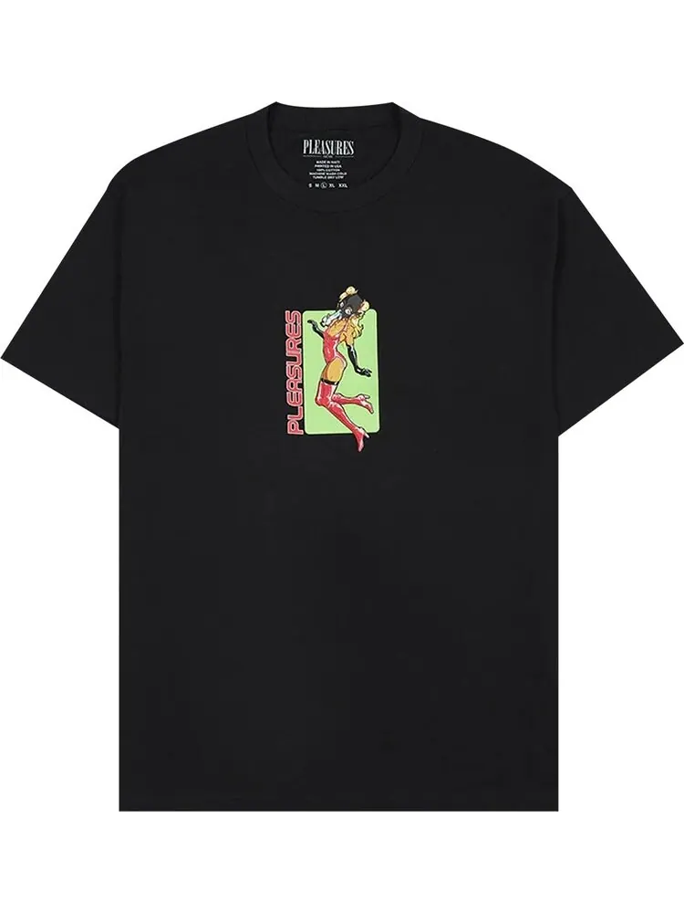 Футболка Pleasures Baked T-Shirt 'Black' — изображение 1 из 1, черный