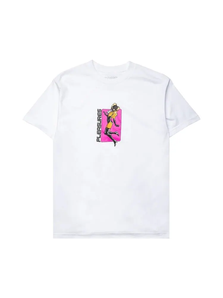 Футболка Pleasures Baked T-Shirt 'White' — изображение 1 из 1, белый
