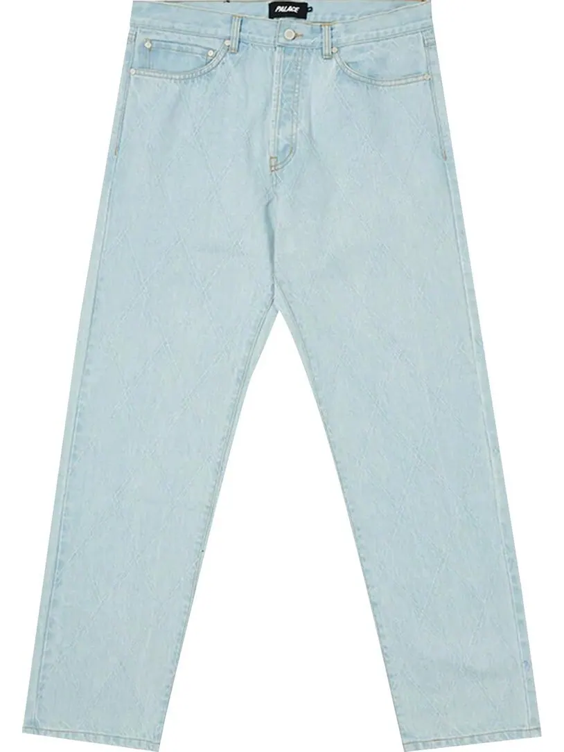Джинсы Palace Diamond Stitch Jean 'Stone Wash' — изображение 1 из 2, синий