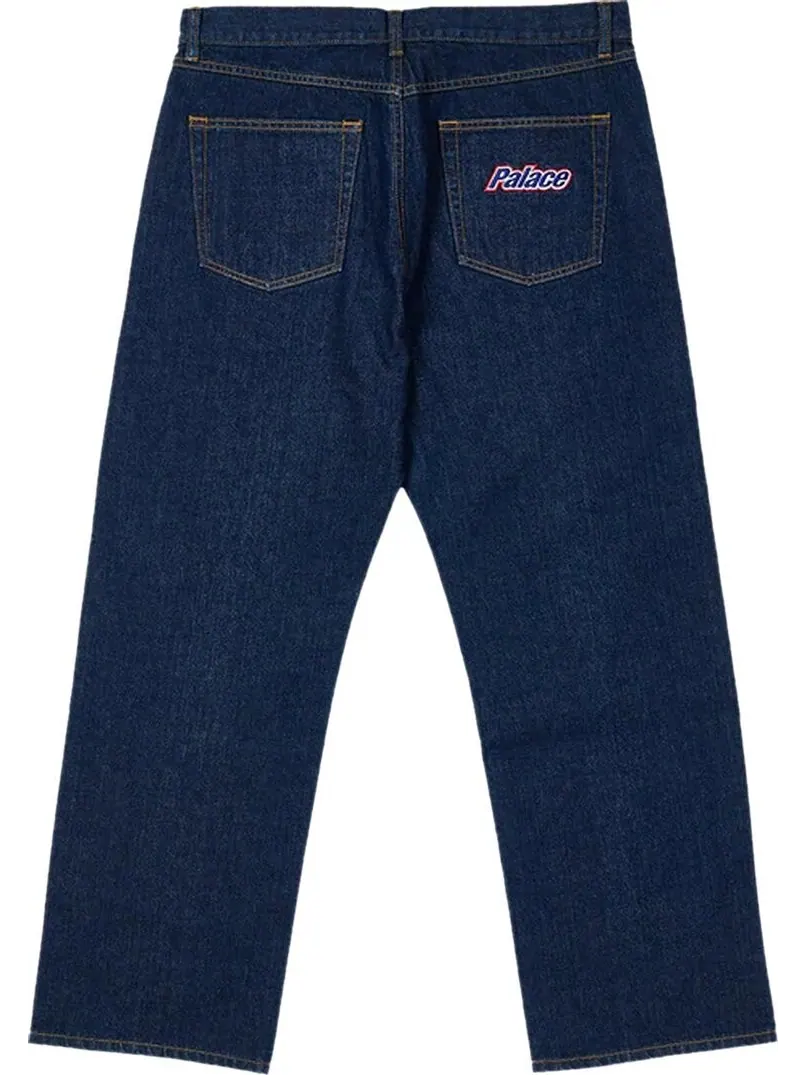 Джинсы Palace Baggies Jeans 'Indigo Rinse Wash' — изображение 2 из 2, синий