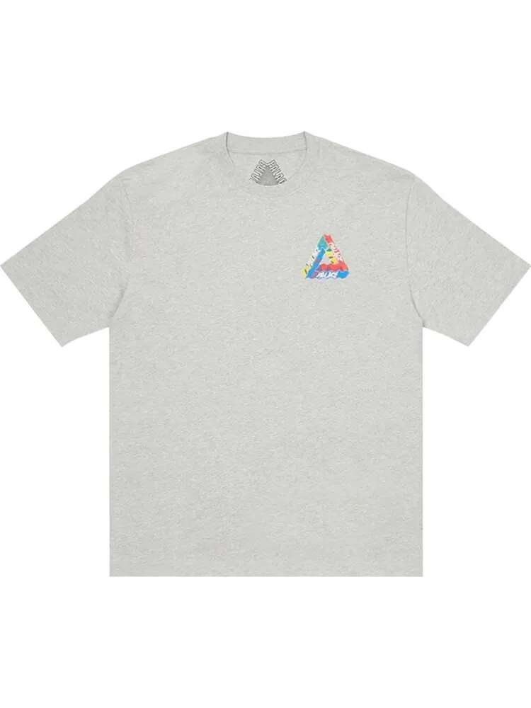 Футболка Palace Tri-Visions T-Shirt 'Grey Marl' — изображение 1 из 2, серый