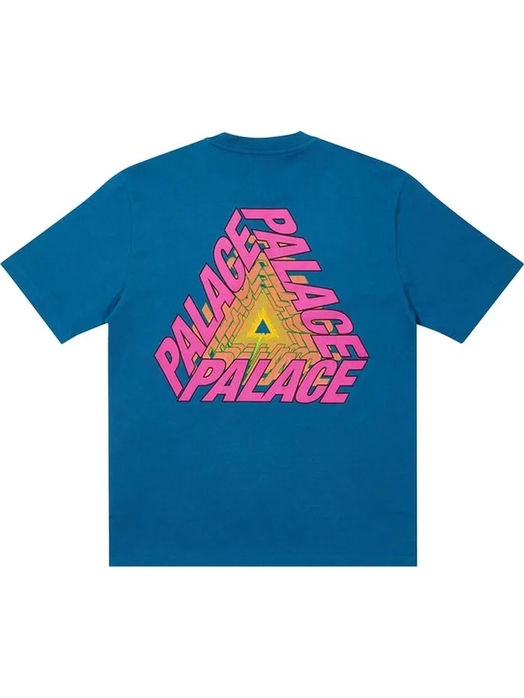 Футболка Palace P3 Bare Times T-Shirt 'Blue' — изображение 2 из 2, синий