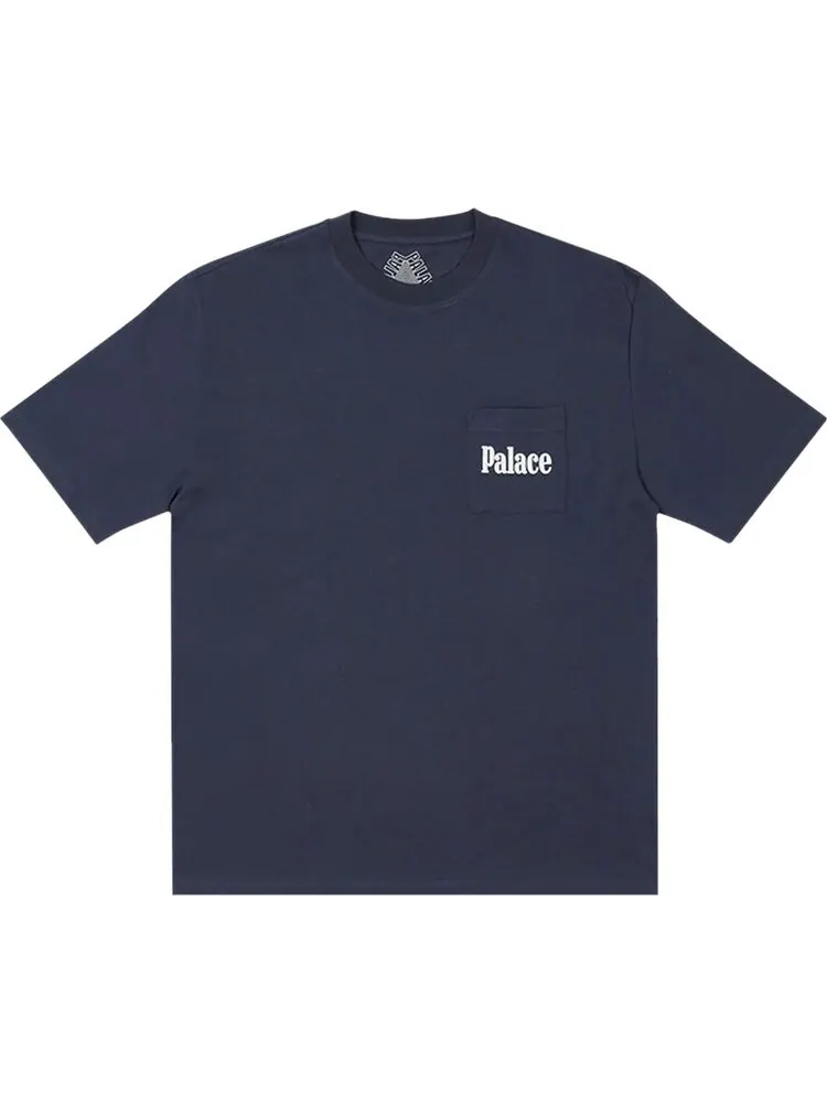 Футболка Palace Saves T-Shirt 'Navy' — изображение 1 из 2, синий