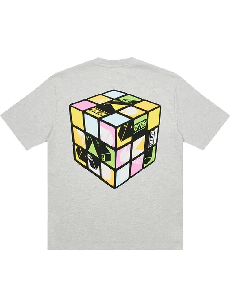 Футболка Palace Don'T Be Square T-Shirt 'Grey Marl' — изображение 2 из 2, серый