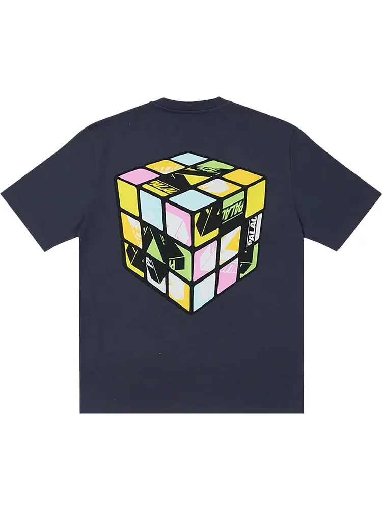 Футболка Palace Don'T Be Square T-Shirt 'Navy' — изображение 2 из 2, синий