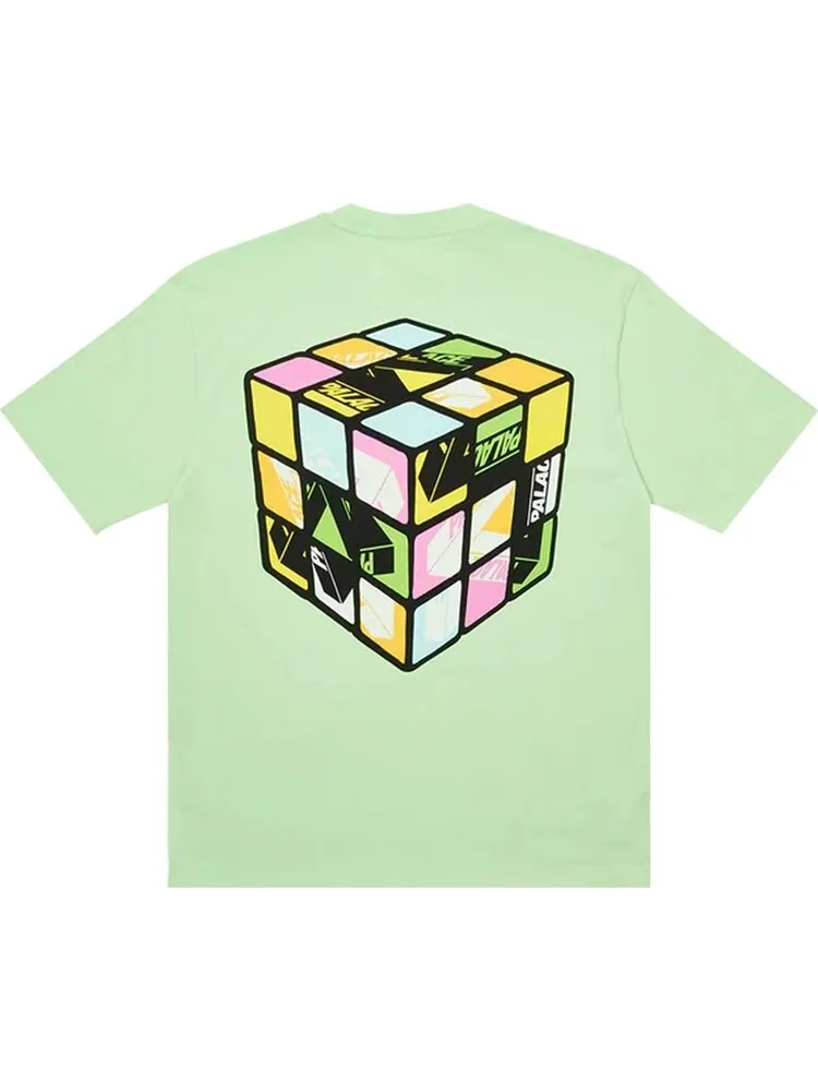 Футболка Palace Don'T Be Square T-Shirt 'Pistachio' — изображение 2 из 2, зеленый