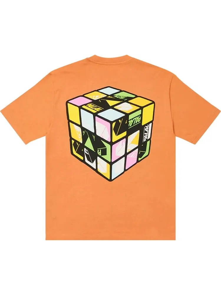 Футболка Palace Don'T Be Square T-Shirt 'Caramel' — изображение 2 из 2, оранжевый