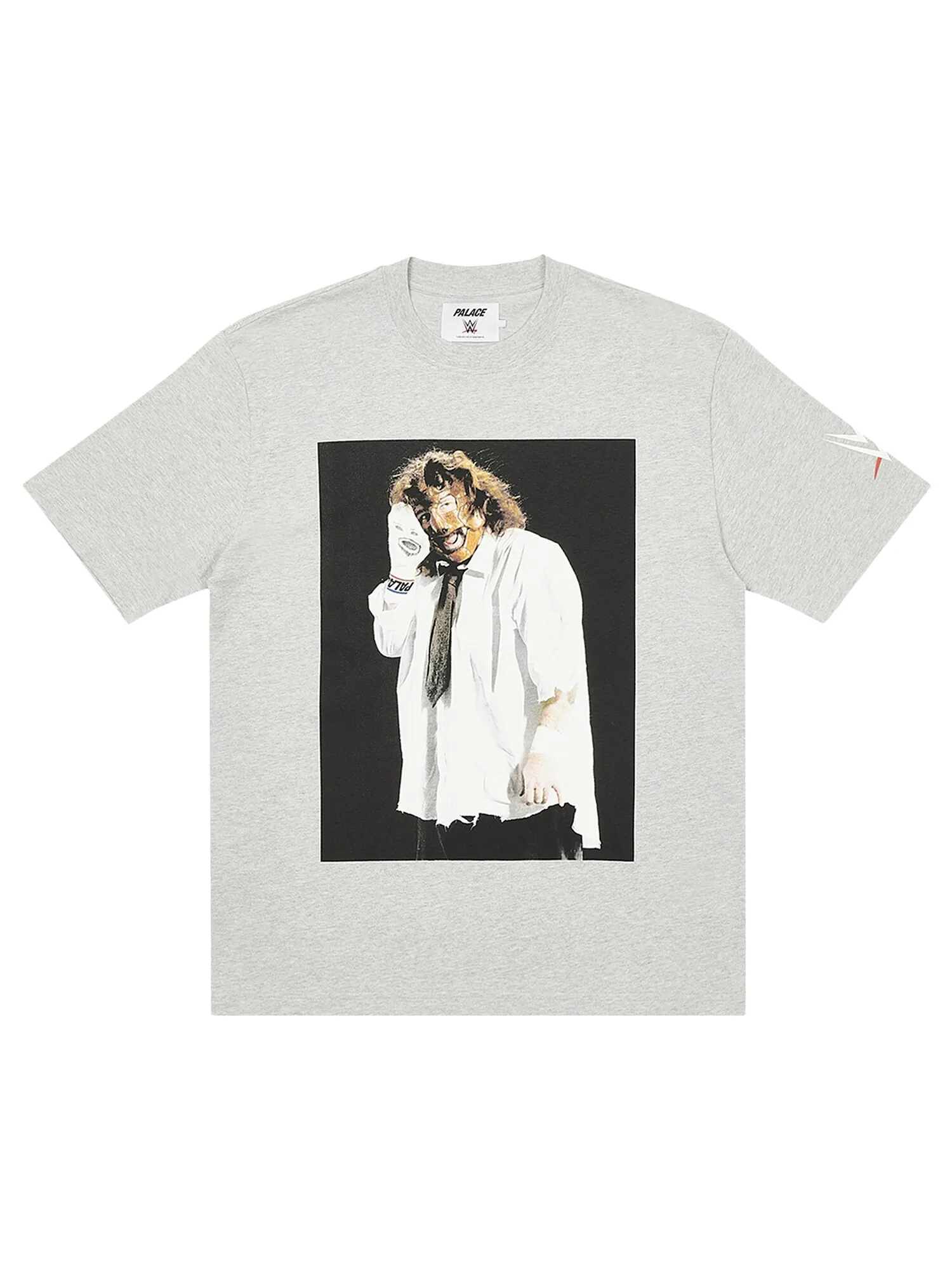 Футболка Palace x WWE Mankind Серый Марл — изображение 1 из 1