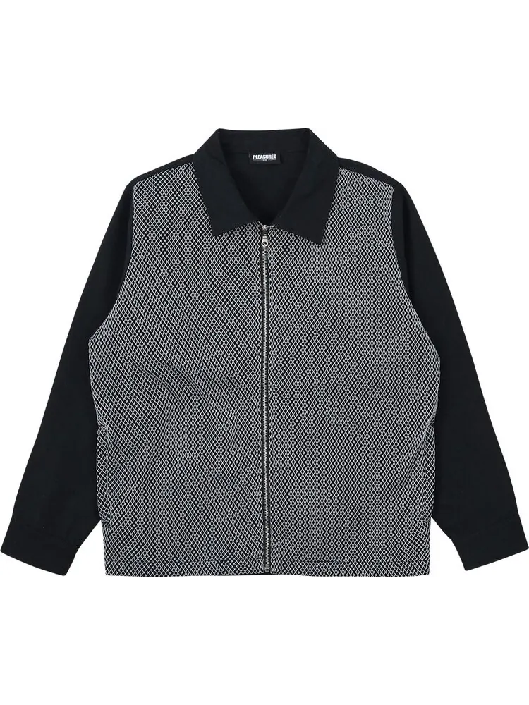 Куртка Pleasures Flirt Work Jacket 'Black' — изображение 1 из 2, черный
