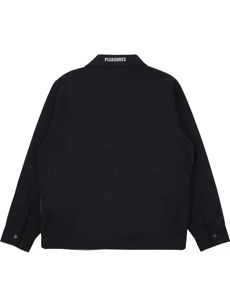 Куртка Pleasures Flirt Work Jacket 'Black' — изображение 2 из 2, черный