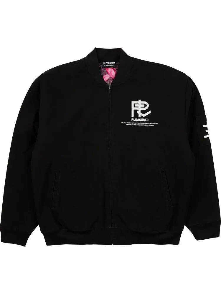 Куртка Pleasures Visionary Mechanics Jacket 'Black' — изображение 1 из 2, черный