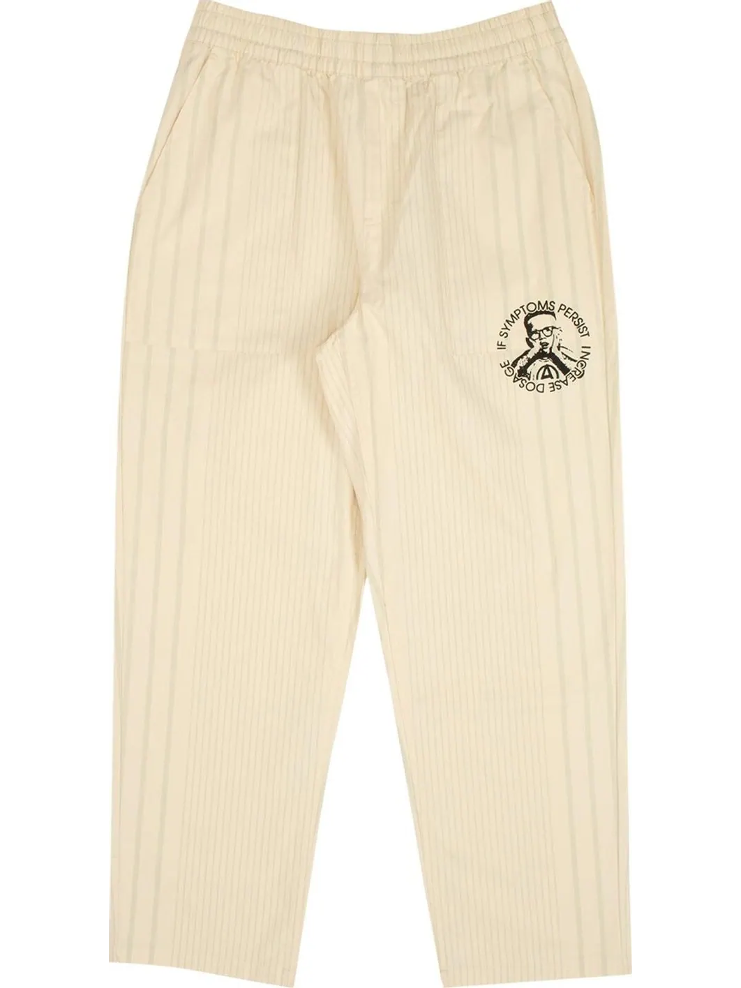 Брюки Pleasures Optics Easy Pant 'Cream' — 1