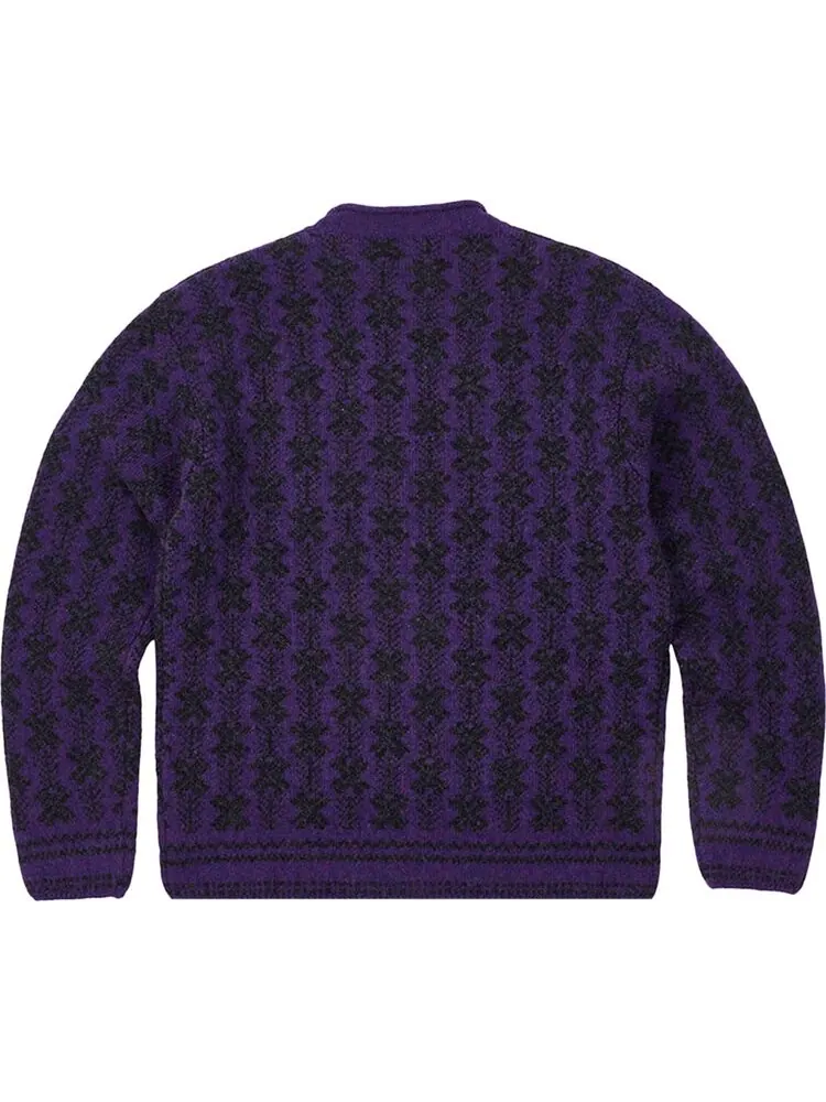 Джемпер Palace x C.P. Company Lambswool Knit 'Purple' — изображение 2 из 2, фиолетовый