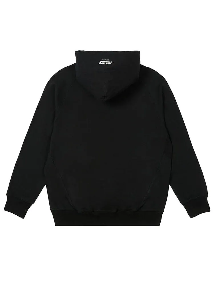Толстовка Palace 1/4 Zip Cotton Panel — изображение 2 из 2, черный