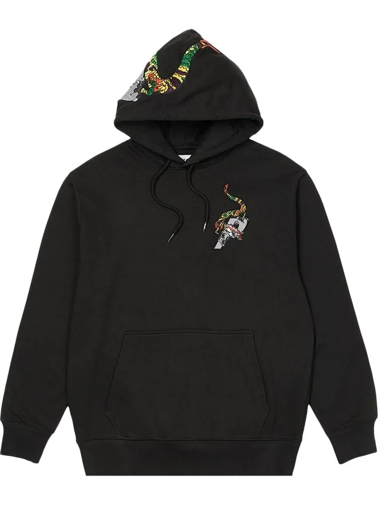Толстовка Palace Dragon P-3 Hood 'Black' — изображение 1 из 2, черный