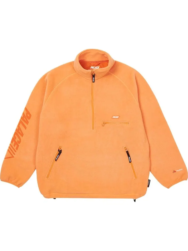 Толстовка Palace Polartec Lazer Outer 1/2 Zip 'Orange' — изображение 1 из 2, оранжевый