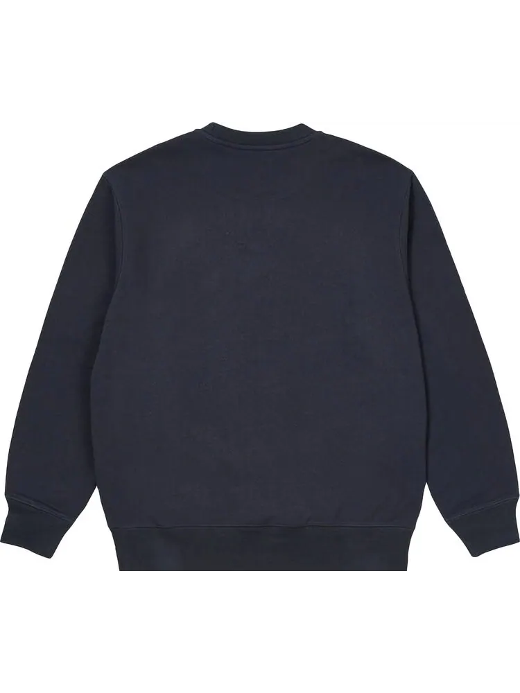 Толстовка Palace Bun 5G Crew 'Navy' — изображение 2 из 2, синий