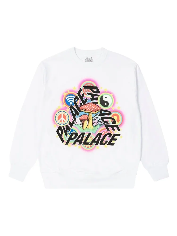 Толстовка Palace Bun 5G Crew 'White' — изображение 1 из 2, белый