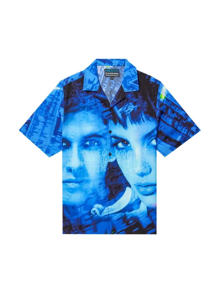 Топ Pleasures Virus Rayon Button Down — изображение 1 из 3, черный