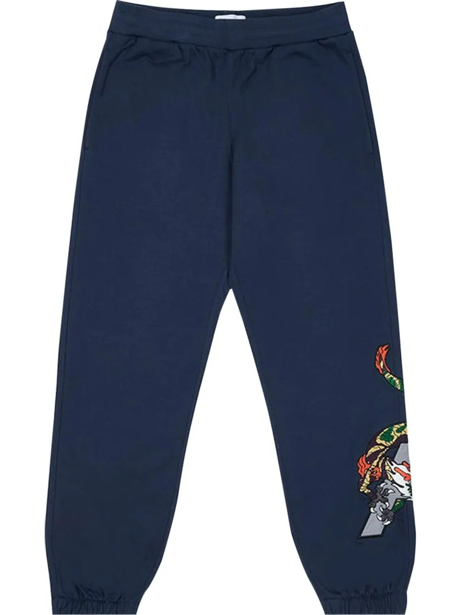 Спортивные брюки Palace Dragon Sweatpants 'Navy' — изображение 1 из 2, синий
