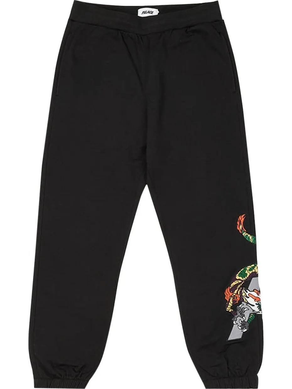 Спортивные брюки Palace Dragon Sweatpants 'Black' — изображение 1 из 2, черный