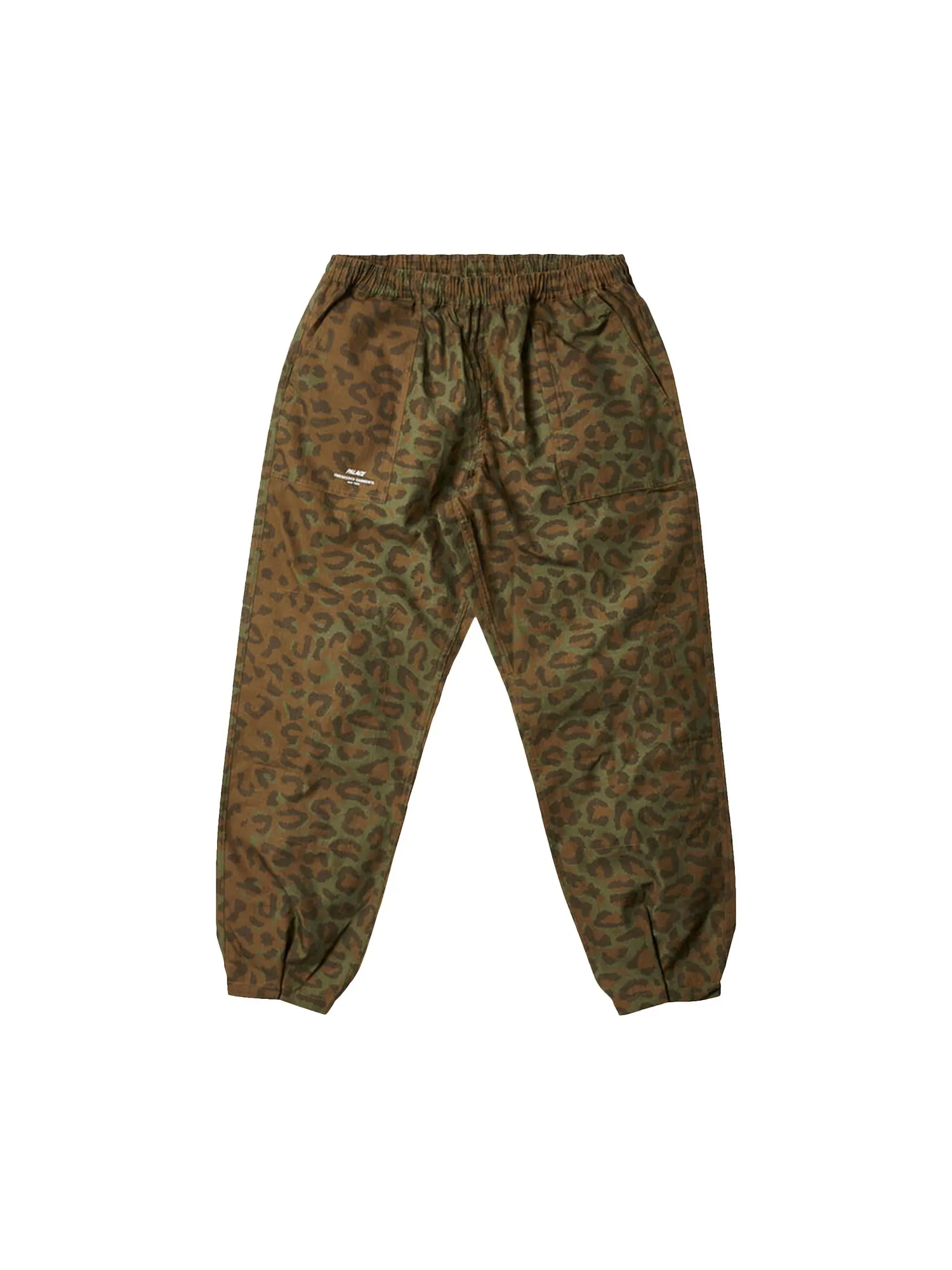 Потертые спортивные брюки Palace x Engineered Garments Ripstop Cheetah — изображение 1 из 2, бежевый