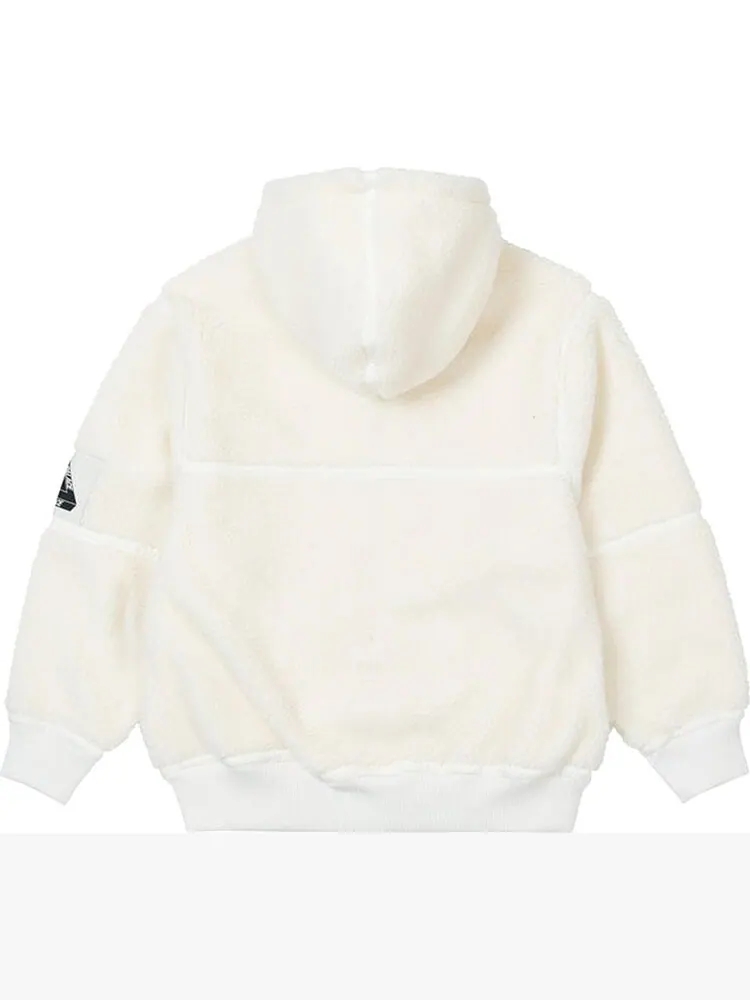 Куртка Palace Sherpa Hooded Jacket 'Off White' — изображение 2 из 2, белый