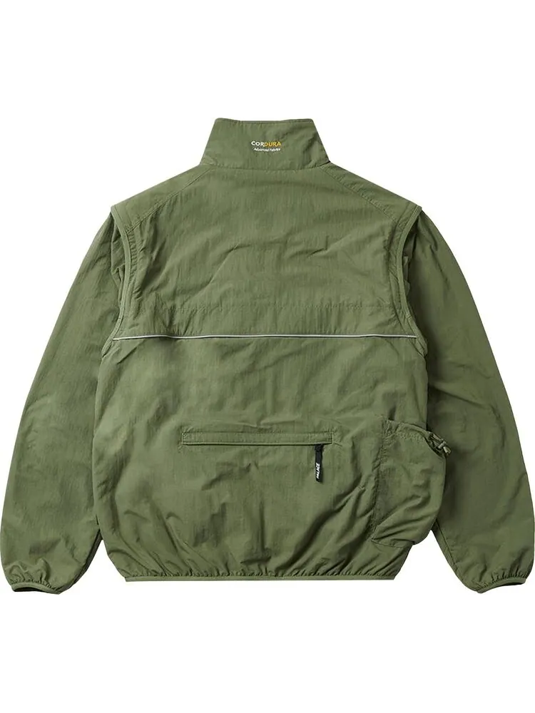 Куртка Palace Cordura RS Zip Off Jacket 'Olive' — изображение 2 из 2, зеленый
