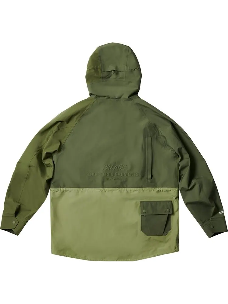Парка Palace x Engineered Garments GORE-TEX Field Parka 'Olive' — изображение 2 из 2, зеленый