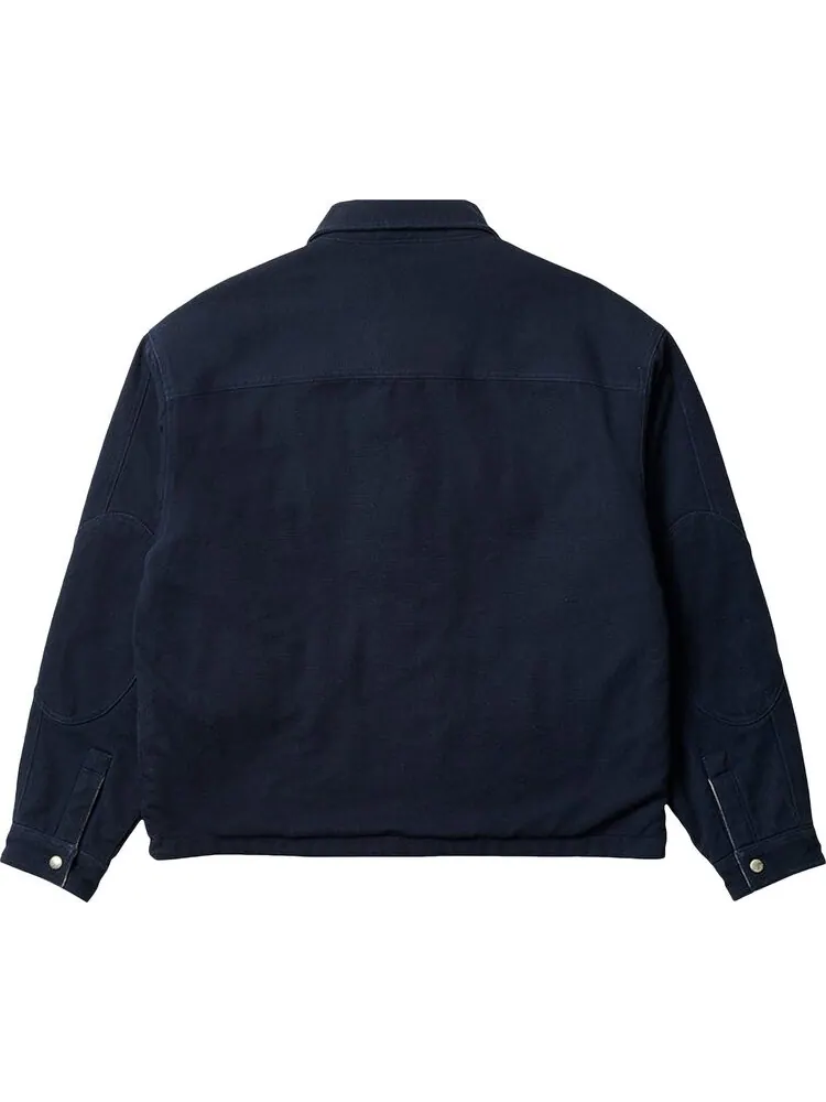 Куртка Palace Reversible Canvas Fleece Jacket 'Navy/Natural' — изображение 2 из 2, синий
