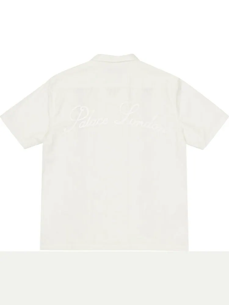 Рубашка Palace Rose Chain Shirt 'White' — изображение 2 из 2, белый