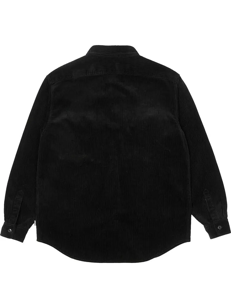 Рубашка Palace Cargo Cord Shirt 'Black' — изображение 2 из 2, черный