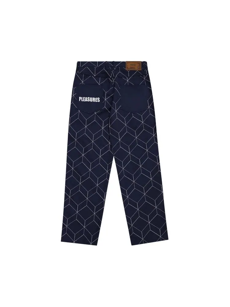 Брюки Pleasures Vocal Utility Pants — изображение 2 из 2, темно-синий