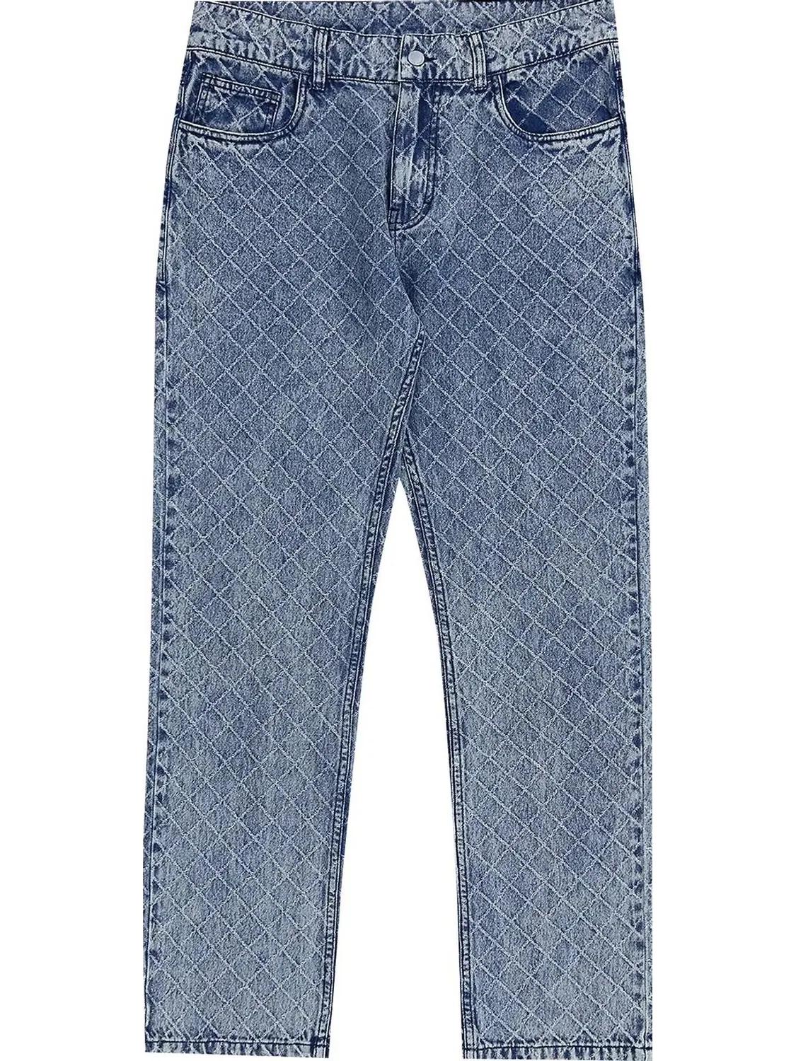 Брюки Pleasures Ingress 5 Pocket Pant 'Washed Indigo' — 1