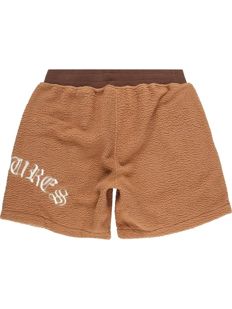 Шорты Pleasures Mars Sherpa Shorts Brown — изображение 2 из 2, коричневый