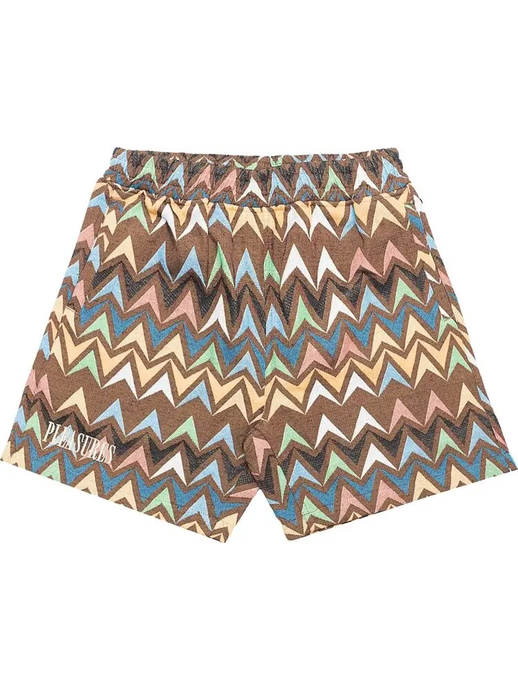 Шорты Pleasures Basket Woven Shorts Brown — изображение 1 из 1, коричневый
